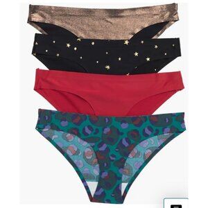 Honeydew Intimates Skinz Panties Underwear Hipsters 4 Pack Size Large L NEW